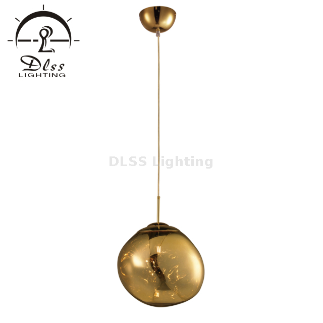 Lampe à Suspension Fantaisie Acrylique Or, Cuivre, Argent Designer 9305P