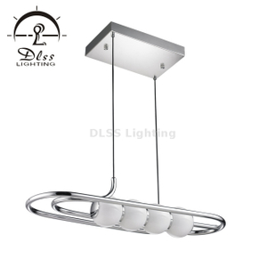 Lustre suspendu Galaxy Chrome éclairage luminaire LED contemporain moderne