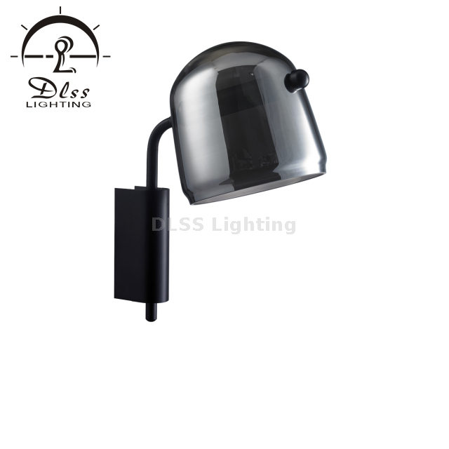 Boutique en ligne Suspension en verre à LED, verre fumé avec lampe suspendue à ceinture artificielle
